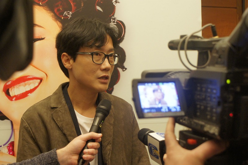 il regista di The Fortress Hwang Dong hyuk al Florence Korea Film Festival Rid 2 foto credit Lisa Lebedeva
