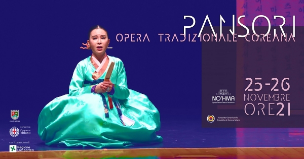 Pansori - Opera Tradizionale Coreana - 25-26 Novembre 2020